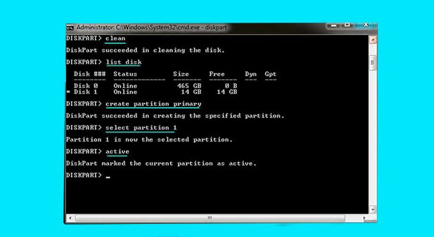 Cara Format Flashdisk cmd